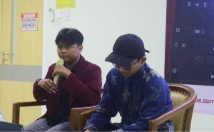 Pelatihan belajar desain di buka oleh Ghulam